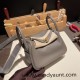 Hermes Mini Lindy Clemence 8F/Etain Gold Hardware 043 Hermes Mini Lindy Clemence 8F/Etain Gold Hardware 043