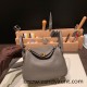 Hermes Mini Lindy Clemence 8F /Etain Gold Hardware 054 Hermes Mini Lindy Clemence 8F /Etain Gold Hardware 054