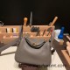 Hermes Mini Lindy Clemence 8F /Etain Gold Hardware 054 Hermes Mini Lindy Clemence 8F /Etain Gold Hardware 054