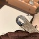 Hermes Mini Lindy Clemence 8C /Elephant Grey Silver Hardware 055 Hermes Mini Lindy Clemence 8C /Elephant Grey Silver Hardware 055