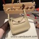 Hermes Mini Lindy Clemence S2/ Trench Gold Hardware 058 Hermes Mini Lindy Clemence S2/ Trench Gold Hardware 058