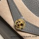 Hermes Mini Lindy Clemence 0L/ Gris Meyer Gold Hardware 059 Hermes Mini Lindy Clemence 0L/ Gris Meyer Gold Hardware 059