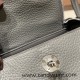 Hermes Mini Lindy Clemence 0L/ Gris Meyer Silver Hardware 060 Hermes Mini Lindy Clemence 0L/ Gris Meyer Silver Hardware 060