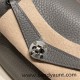 Hermes Mini Lindy Clemence 0L/ Gris Meyer Silver Hardware 060 Hermes Mini Lindy Clemence 0L/ Gris Meyer Silver Hardware 060