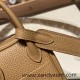 Hermes Mini Lindy Clemence 0L/ Gris Meyer Silver Hardware 061 Hermes Mini Lindy Clemence 0L/ Gris Meyer Silver Hardware 061