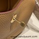 Hermes Mini Lindy Clemence 0L/ Gris Meyer Silver Hardware 061 Hermes Mini Lindy Clemence 0L/ Gris Meyer Silver Hardware 061