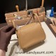 Hermes Mini Lindy Clemence 4B /Biscuit Silver Hardware 062 Hermes Mini Lindy Clemence 4B /Biscuit Silver Hardware 062