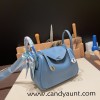 Hermes Mini Lindy Clemence 1Z /Jaune Poussin Gold Hardware 064