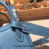 Hermes Mini Lindy Clemence 1Z /Jaune Poussin Gold Hardware 064