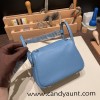 Hermes Mini Lindy Clemence 1Z /Jaune Poussin Gold Hardware 064