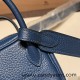 Hermes Mini Lindy Clemence S4 /Deep Blue Silver Hardware 065 Hermes Mini Lindy Clemence S4 /Deep Blue Silver Hardware 065