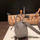 Hermes Mini Lindy Clemence 8F /Etain Silver Hardware 066 Hermes Mini Lindy Clemence 8F /Etain Silver Hardware 066
