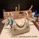 Hermes Mini Lindy Clemence10 / Craie Gold Hardware 068 Hermes Mini Lindy Clemence10 / Craie Gold Hardware 068