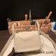 Hermes Mini Lindy Clemence10 / Craie Gold Hardware 068 Hermes Mini Lindy Clemence10 / Craie Gold Hardware 068