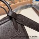 Hermes Mini Lindy Clemence 46 /Ebene Silver Hardware 070 Hermes Mini Lindy Clemence 46 /Ebene Silver Hardware 070