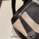 Hermes Mini Lindy Clemence 46 /Ebene Silver Hardware 070 Hermes Mini Lindy Clemence 46 /Ebene Silver Hardware 070