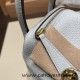 Hermes Mini Lindy Clemence 46 /Ebene Silver Hardware 072 Hermes Mini Lindy Clemence 46 /Ebene Silver Hardware 072