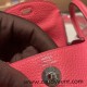 Hermes Mini Lindy Clemence 8W /Rose Azalee Silver Hardware 073 Hermes Mini Lindy Clemence 8W /Rose Azalee Silver Hardware 073