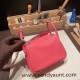 Hermes Mini Lindy Clemence 8W /Rose Azalee Silver Hardware 073 Hermes Mini Lindy Clemence 8W /Rose Azalee Silver Hardware 073