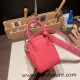 Hermes Mini Lindy Clemence 8W /Rose Azalee Silver Hardware 073 Hermes Mini Lindy Clemence 8W /Rose Azalee Silver Hardware 073