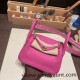 Hermes Mini Lindy Clemence 9I /Magnolia Gold Hardware 074 Hermes Mini Lindy Clemence 9I /Magnolia Gold Hardware 074