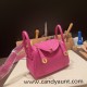 Hermes Mini Lindy Clemence 9I /Magnolia Gold Hardware 074 Hermes Mini Lindy Clemence 9I /Magnolia Gold Hardware 074