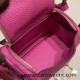 Hermes Mini Lindy Clemence 9I /Magnolia Gold Hardware 074 Hermes Mini Lindy Clemence 9I /Magnolia Gold Hardware 074