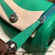 Hermes Mini Lindy Clemence 1K /Bambou Silver Hardware 075 Hermes Mini Lindy Clemence 1K /Bambou Silver Hardware 075