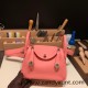 Hermes Mini Lindy Clemence 1Q /Rose Confetti Silver Hardware 083 Hermes Mini Lindy Clemence 1Q /Rose Confetti Silver Hardware 083