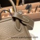 Hermes Mini Lindy Clemence 18/Étoupe Grey Silver Hardware 092 Hermes Mini Lindy Clemence 18/Étoupe Grey Silver Hardware 092