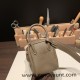 Hermes Mini Lindy Clemence 18/Étoupe Grey Gold Hardware 093 Hermes Mini Lindy Clemence 18/Étoupe Grey Gold Hardware 093