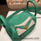 Hermes Mini Lindy Clemence 1K /Bambou Gold Hardware 095 Hermes Mini Lindy Clemence 1K /Bambou Gold Hardware 095