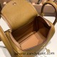 Hermes Mini Lindy Clemence 2S / Sesame Gold Hardware 097 Hermes Mini Lindy Clemence 2S / Sesame Gold Hardware 097