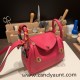 Hermes Mini Lindy Clemence I6 /Rose Extreme Gold Hardware 098 Hermes Mini Lindy Clemence I6 /Rose Extreme Gold Hardware 098