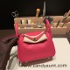 Hermes Mini Lindy Clemence I6 /Rose Extreme Silver Hardware 099 Hermes Mini Lindy Clemence I6 /Rose Extreme Silver Hardware 099