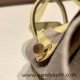 Hermes Mini Lindy Clemence 1Z /Jaune Poussin Gold Hardware 100 Hermes Mini Lindy Clemence 1Z /Jaune Poussin Gold Hardware 100