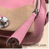 Hermes Mini Lindy Clemence X9 /Mauve Sylvestre Silver Hardware 104
