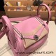 Hermes Mini Lindy Clemence X9 /Mauve Sylvestre Silver Hardware 104 Hermes Mini Lindy Clemence X9 /Mauve Sylvestre Silver Hardware 104