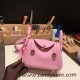 Hermes Mini Lindy Clemence X9/ Mauve Sylvestre Gold Hardware 105 Hermes Mini Lindy Clemence X9/ Mauve Sylvestre Gold Hardware 105