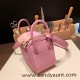 Hermes Mini Lindy Clemence X9/ Mauve Sylvestre Gold Hardware 105 Hermes Mini Lindy Clemence X9/ Mauve Sylvestre Gold Hardware 105