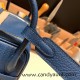 Hermes Mini Lindy Clemence S4 /Deep Blue Gold Hardware 107 Hermes Mini Lindy Clemence S4 /Deep Blue Gold Hardware 107