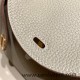 Hermes Mini Lindy Clemence 80 / Pearl Grey Gold Hardware 108 Hermes Mini Lindy Clemence 80 / Pearl Grey Gold Hardware 108