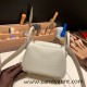 Hermes Mini Lindy Clemence 80 / Pearl Grey Gold Hardware 108 Hermes Mini Lindy Clemence 80 / Pearl Grey Gold Hardware 108