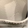 Hermes Mini Lindy Clemence 80 / Pearl Grey Silver Hardware 109