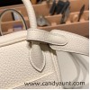 【Hermès Lindy Mini】I2/Nata   Silver Hardware Full Handmade  