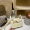 【Mini Lindy】2024 年 I8  Jaune Milton」×  Silver Hardware  Full Handmade