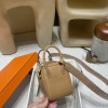 【Mini Lindy】0M 0M/Chai ×  Silver Hardware  Full Handmade