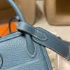 【Mini Lindy】75 Blue Jean」×  Silver Hardware  