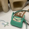 【Mini Lindy】6W Menthe  」×  Silver Hardware  