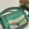 【Mini Lindy】6W Menthe  」×  Silver Hardware  